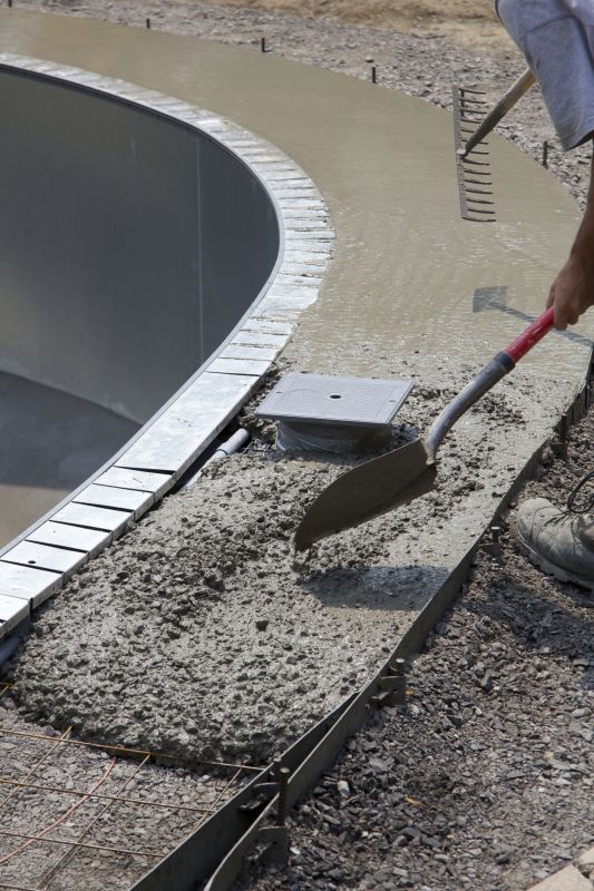 Concrete Edging Pouring
