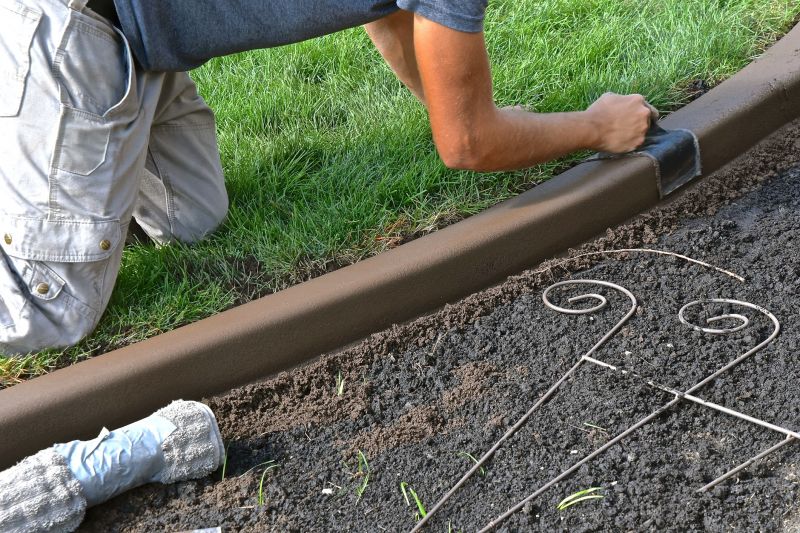 Concrete Edging Pouring