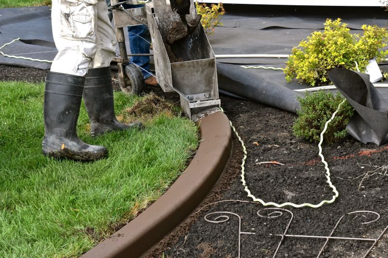 Concrete Edging Pouring