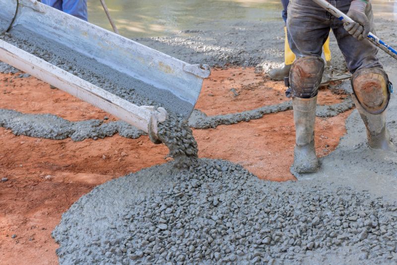 Concrete Edging Pouring