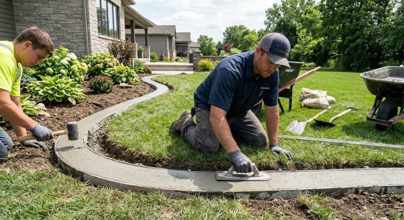 Concrete Edging Installation Service